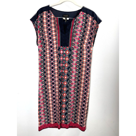 Laundry Geometric Shift Dress Chic Sophisticated Statement Classic Timeless XS - Picture 1 of 6